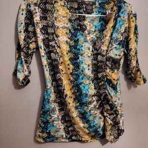 STYLE & CO. PETITE Animal Print Shirt - Size S